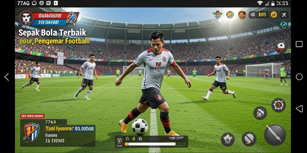 Gameplay menarik dan kompetitif dalam 77AG dengan berbagai fitur football.