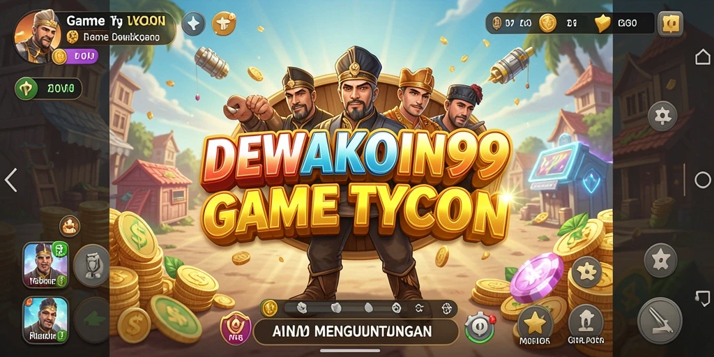 Tampilan gameplay DEWAKOIN99 dengan elemen Tycoon yang menarik.