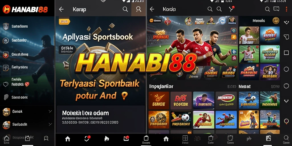 Tampilan gameplay menarik dari aplikasi Sportsbook HANABI88.