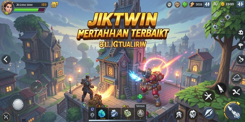 Gameplay penuh aksi JKTWIN Tower Defense yang menegangkan.