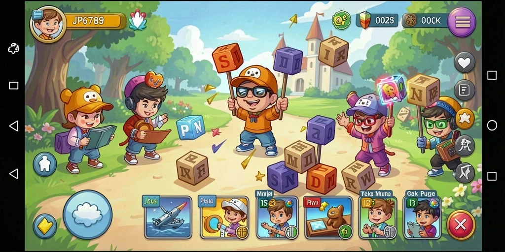 Tampilan gameplay JP6789 menampilkan berbagai teka-teki yang menarik.