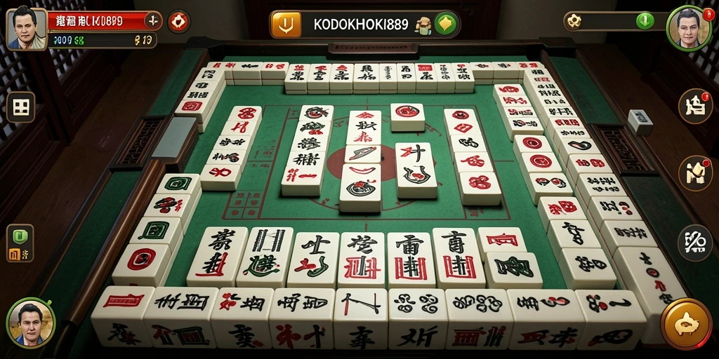 Screenshot gameplay KODOKHOKI889 yang menampilkan aksi mencocokkan ubin.
