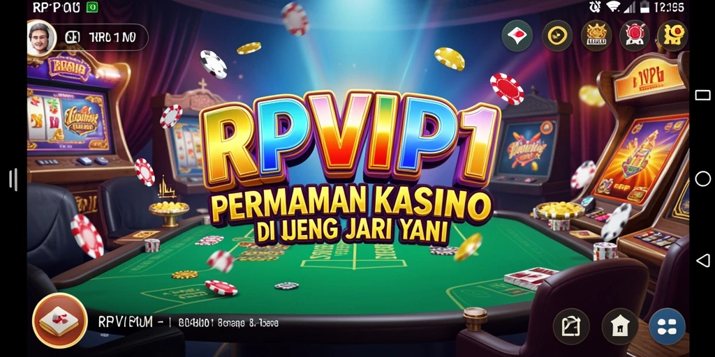 Tangkapan layar RPVIP1 menampilkan suasana kasino yang seru dan menghidupkan pengalaman bermain.