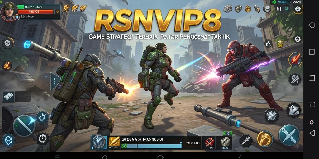 Tangkapan layar gameplay RSNVIP8 menunjukkan aksi strategis yang mendebarkan.