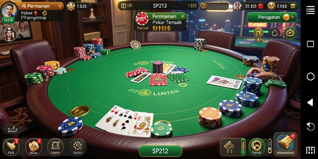 Tampilan gameplay yang seru dan interaktif dalam SP212.