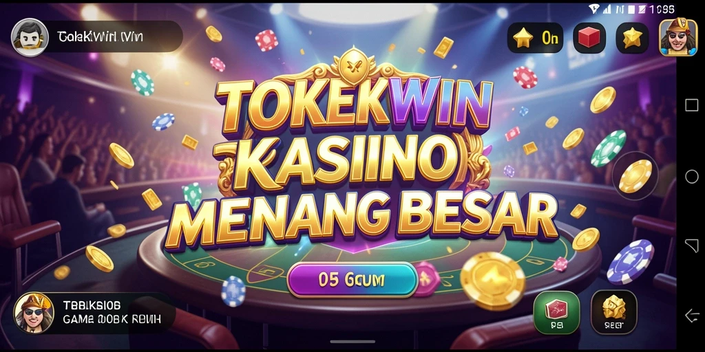 Tampilan gameplay menegangkan dan seru di TOKEKWIN.