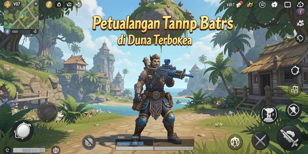 Gameplay V07 menampilkan eksplorasi dunia terbuka yang menakjubkan.