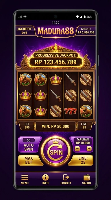 Screenshoot daftar aplikasi terbaru di madura88 dengan versi 5.6.5.